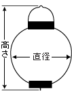 丸型提灯サイズの見方