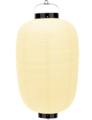 15号長型提灯ベージュ